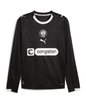 PUMA FC St. Pauli Trikot langarm 3rd Schwarz F03 - schwarz