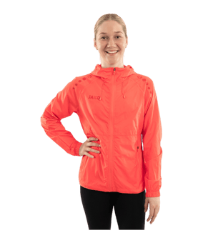 JAKO Flow Lightweight Jacke Damen Orange F365 - orange