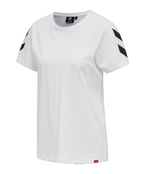 Hummel hmllegacy Damen T-Shirt Weiss F9001 - weiss