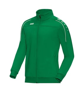 JAKO Classico Polyesterjacke Kids Grün Weiss F06 - gruen