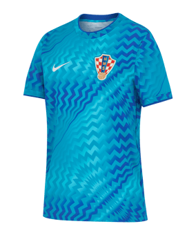 Nike HNS Kroatien Prematch T-Shirt WM 2026 Kids Blau F447 - blau