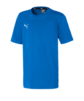 PUMA teamGOAL 23 Casuals Tee T-Shirt Kids Blau F02 - blau