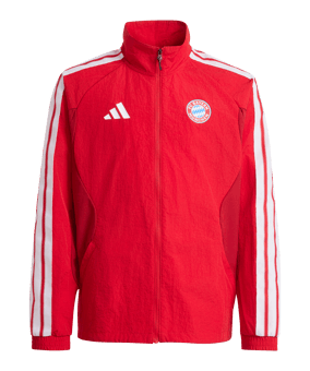 adidas FC Bayern München Anthem Jacke Kids Rot - rot