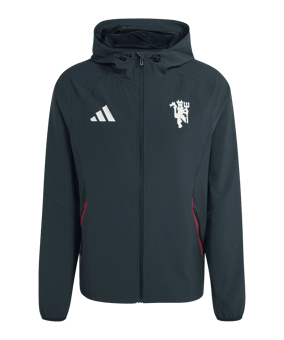 adidas Manchester United Tiro Travel Windjacke Grün - gruen