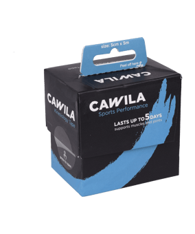 Cawila SPORTSCARE Kinesiology Tape | 5,0cm x 5m | Blau - blau