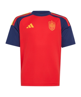 adidas FEF Spanien Fan Trikot Home WM 2026 Kids Rot - rot