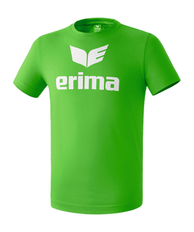 Erima Promo T-Shirt Kids Grün Weiss - gruen