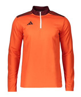 adidas Entrada 22 HalfZip Sweatshirt Schwarz - orange