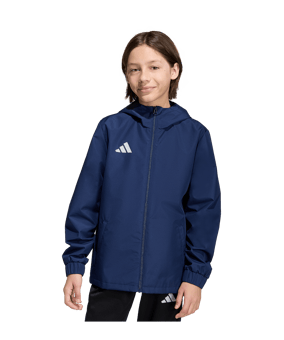 adidas Entrada 26 Jacke Kids Blau - blau