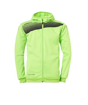 uhlsport Liga 2.0 Kapuzenjacke Grün Schwarz F05 - gruen