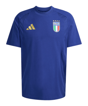 adidas Italien Tiro Travel T-Shirt Blau | - blau