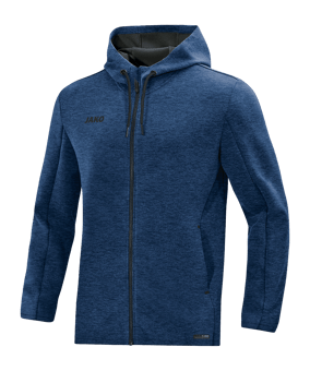 Jako Premium Basic Kapuzenjacke Blau F49 - blau