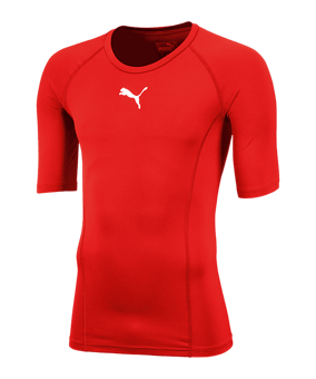 PUMA LIGA Baselayer Shortsleeve Rot F01 - rot