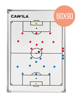 Cawila Taktiktafel Fussball inkl. Tasche |  | Size: 60 x 90 cm Weiss - weiss