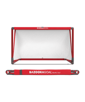 BAZOOKAGOAL ALUMINIUM Teleskoptor | 150x90cm | |  Minitor Rot - rot