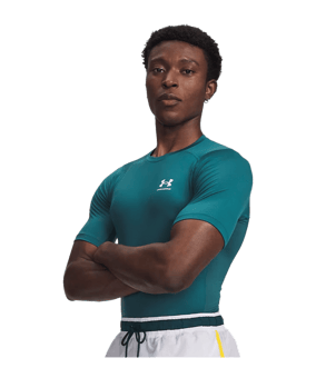 Under Armour HG Armour Comp Underwear Shirt Grün F338 - gruen