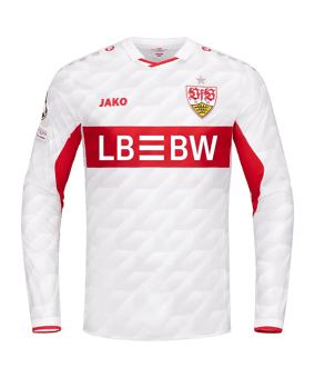 JAKO VfB Stuttgart International Trikot Langarm Home 2026/2027 Weiß F0 - weiss