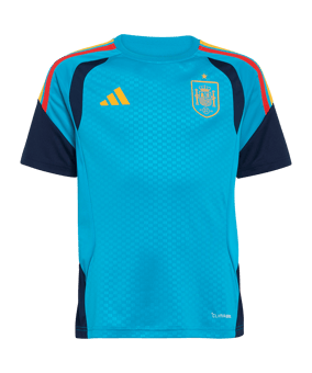 adidas Spanien Tiro Trainingsshirt Kids Blau | - blau