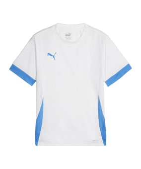PUMA teamGOAL Matchday Trikot Kids Weiss Blau F12 - weiss