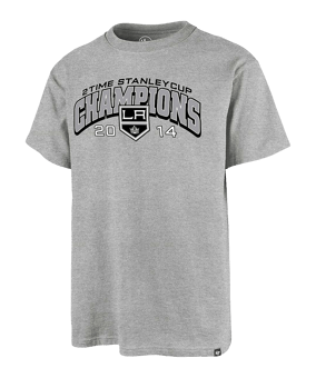47 Brand NHL LA Kings Backer 47 T-Shirt Braun - grau