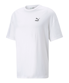 PUMA Classics Oversized T-Shirt Weiß F002 - weiss