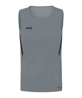 JAKO Challenge Tanktop Kids Grau Schwarz F841 - grau