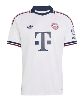 adidas FC Bayern München Authentic Trikot Away 2026/2027 Weiß - weiss