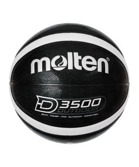 Molten B6D3500-Ks Basketball Schwarz - schwarz