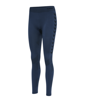 Hummel hmlFIRST Seamless Tight Damen Blau F7642 - blau