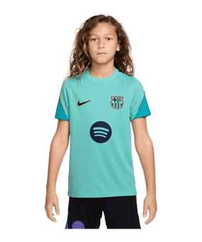 Nike FC Barcelona Trainingsshirt Kids Grün F301 - gruen