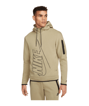 Nike Tech Fleece Graphic Hoody Grün F247 - gruen