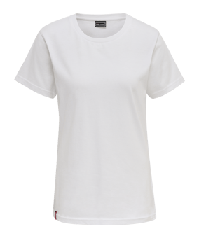 Hummel hmlRED Basic T-Shirt Damen Weiss F9001 - weiss
