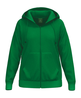 Erima TS Kapuzenjacke Damen Grün | - gruen