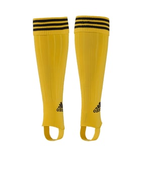 adidas 3-Streifen Stegstutzen Gelb Schwarz - gelb