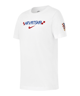Nike HNS Kroatien Graphic T-Shirt Weiß F100 Kids | - weiss
