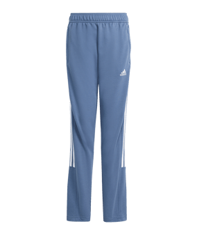 adidas Tiro Trainingshose Kids Blau Weiss - blau
