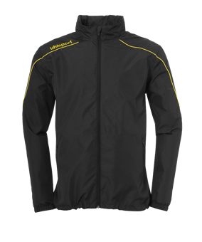 Uhlsport Stream 22 Allwetterjacke Schwarz Gelb F23 - schwarz