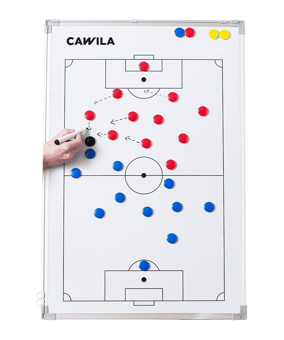 Cawila Taktiktafel Fussball inkl. Tasche |  | Size: 45 x 60cm Weiss - weiss