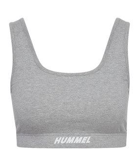 Hummel Hmlelemental Cotton Trainingsshirt Damen Grau F2006 - grau