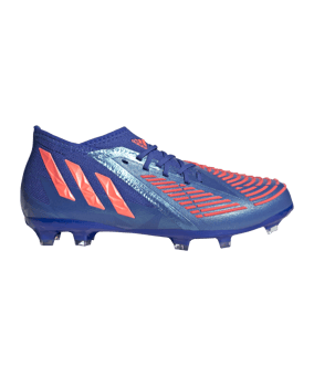 adidas Predator EDGE.1 FG Sapphire Edge J Kids Blau Rot - blau
