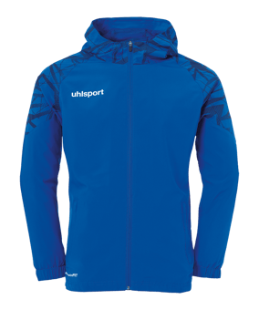 uhlsport Goal 25 Evo Woven Kapuzenjacke Blau F03 - blau