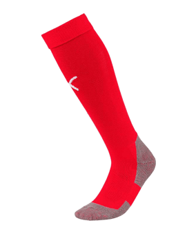 PUMA LIGA Socks Core Stutzenstrumpf Rot Weiss F01 - rot