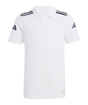 adidas Squadra 25 Competition Polo Kids Weiß - weiss