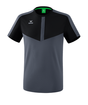 Erima Squad T-Shirt Kids Schwarz Grau - schwarz