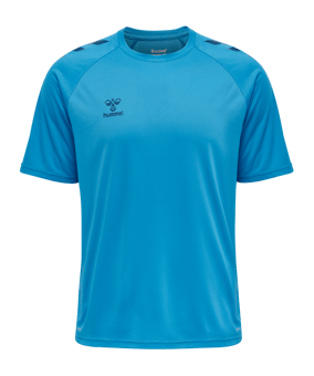Hummel hmlCORE XK Poly T-Shirt Blau F8729 - blau