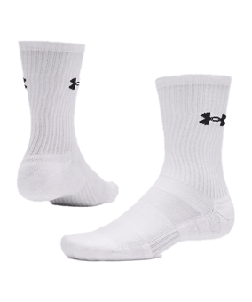Under Armour Performance Cotton 3p Crw Socken Weiß F100 - weiss