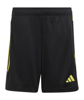 adidas Tiro 23 Short Kids Schwarz Gelb - schwarz