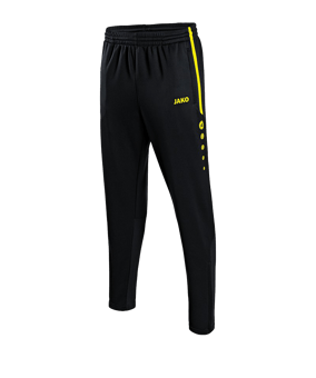 JAKO Active Trainingshose | Schwarz Gelb F33 - schwarz