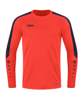 JAKO Power Sweatshirt Kids Orange Blau F375 - orange