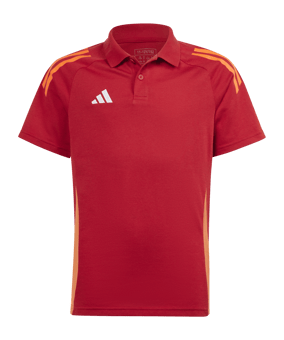 adidas Tiro 24 Competition Poloshirt Kids Rot - rot